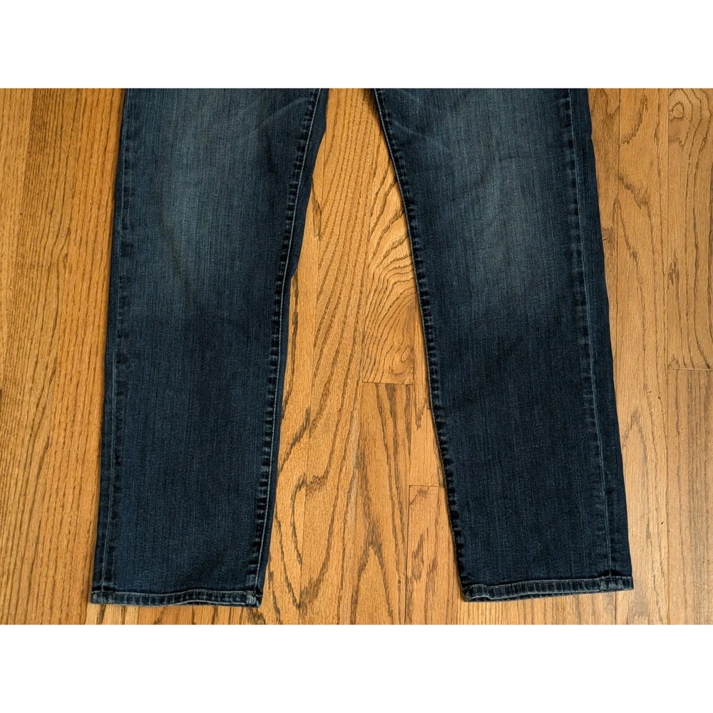 Mavi Jeans Zach Straight Leg Men's 33x29 Dark Wash Stretch Cotton Denim Zip Fly - Picture 4 of 15